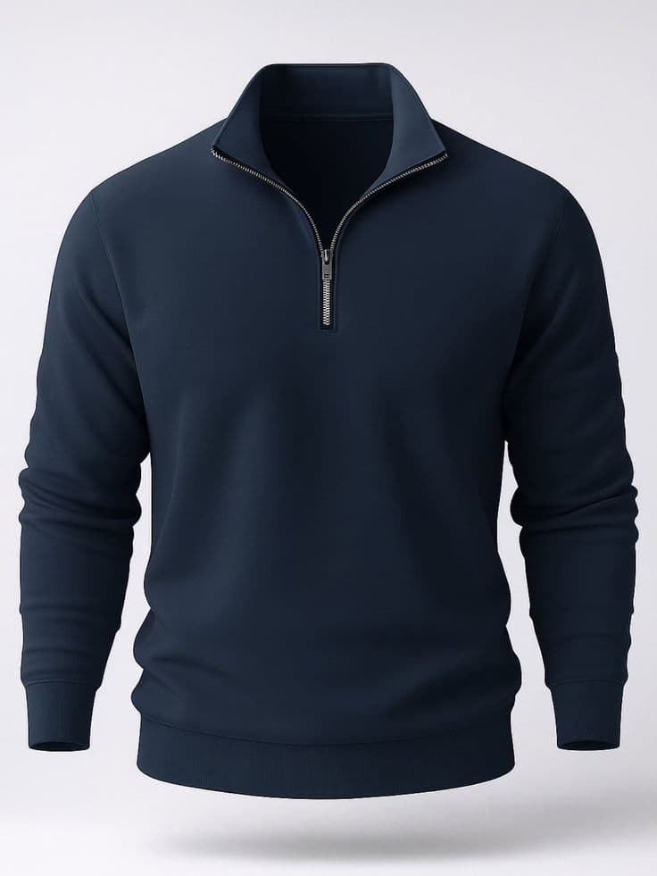 Eagilo Midnight Blue Crewneck Sweatshirt image 5
