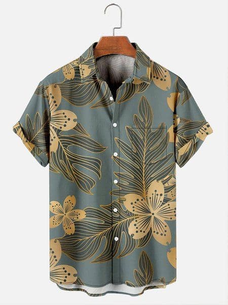 Eagilo Multi / Assorted Hawaiian Floral Shirt image 2