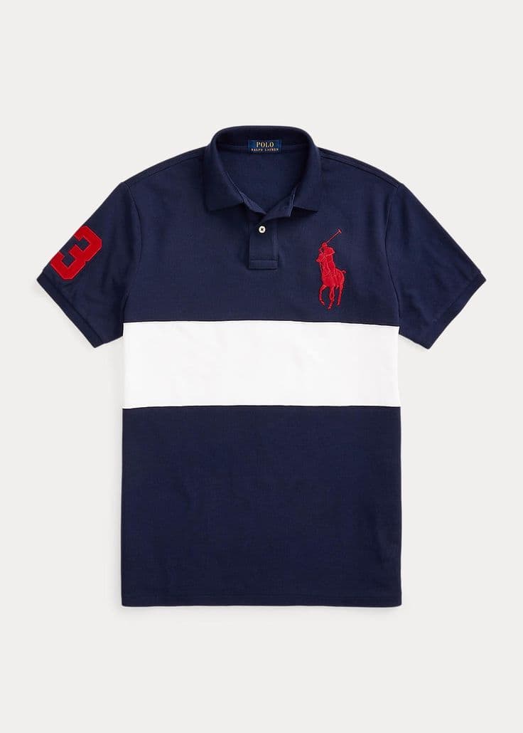 Eagilo Multi / Assorted Classic Mesh Polo Polo T-Shirt image 4