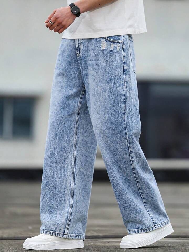 Eagilo Multi / Assorted Relaxed Fit Denim Jeans image 2