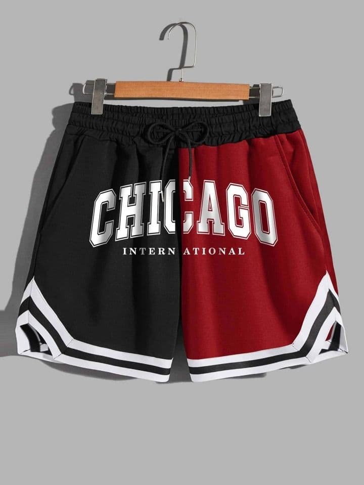 Eagilo Multi / Assorted Basketball Graphic Shorts